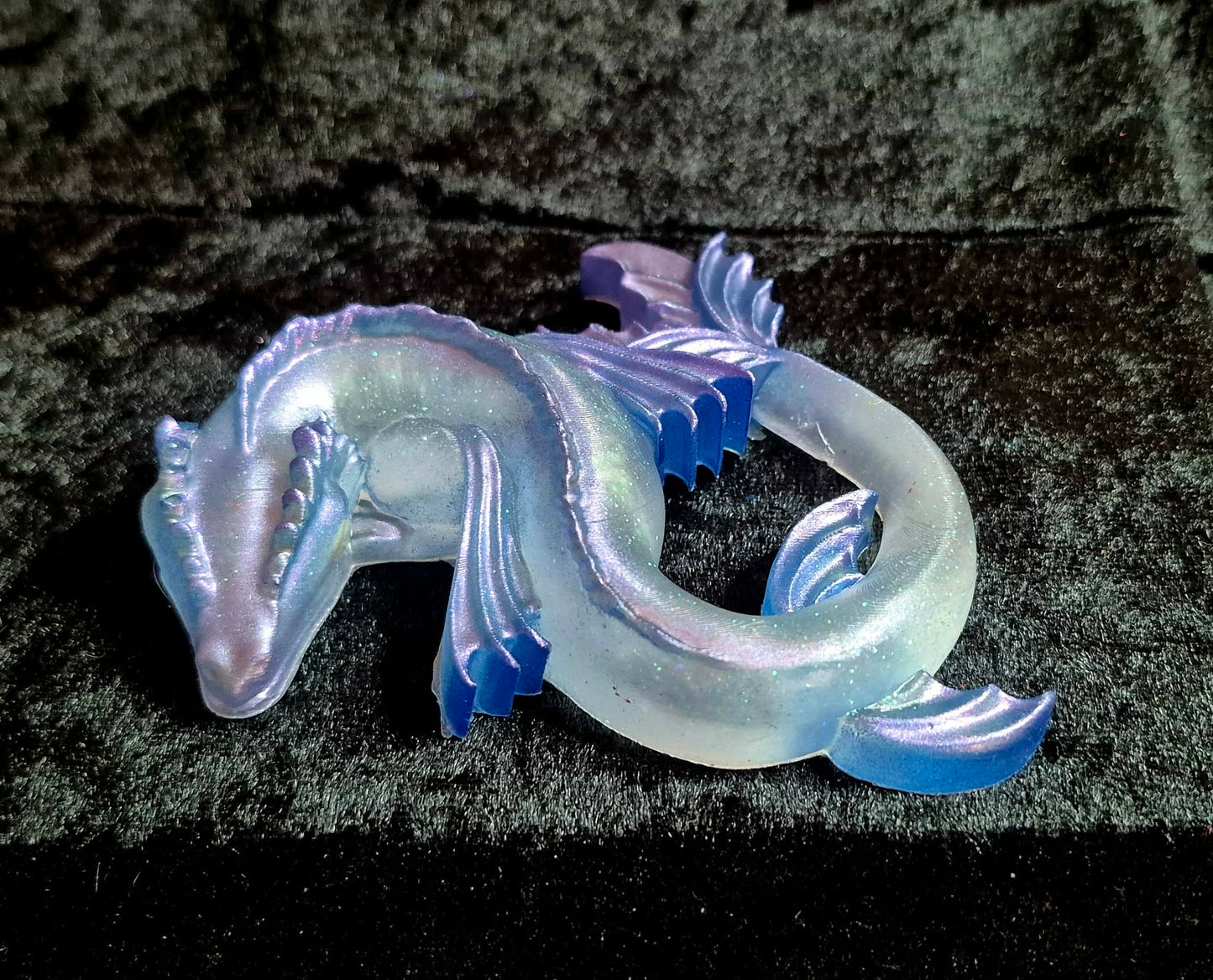 π Luminous Water Dragon β Handmade Resin Sculpture