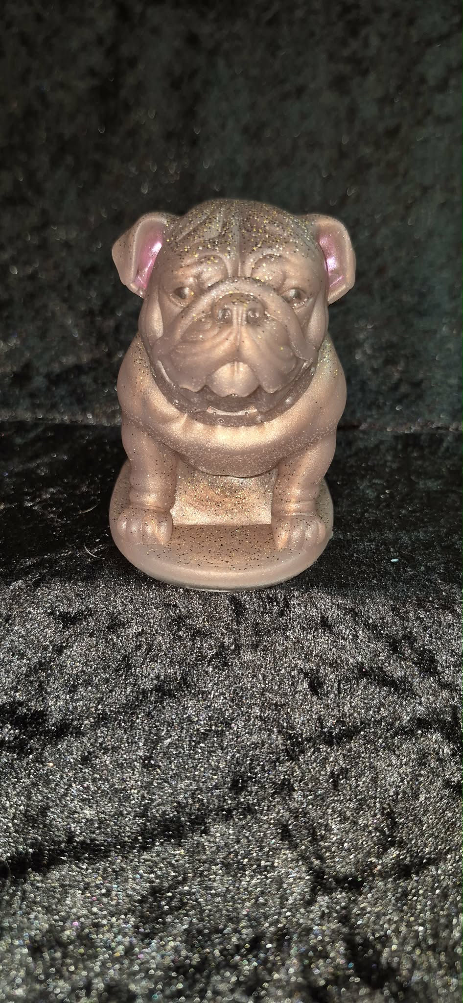 🐶 Handmade Resin Bulldog Figurine