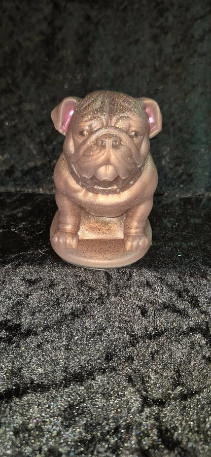 🐶 Handmade Resin Bulldog Figurine
