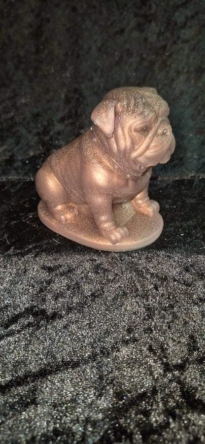🐶 Handmade Resin Bulldog Figurine