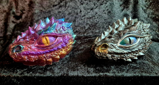 🐉 Handmade Resin Dragon Head Sculpture